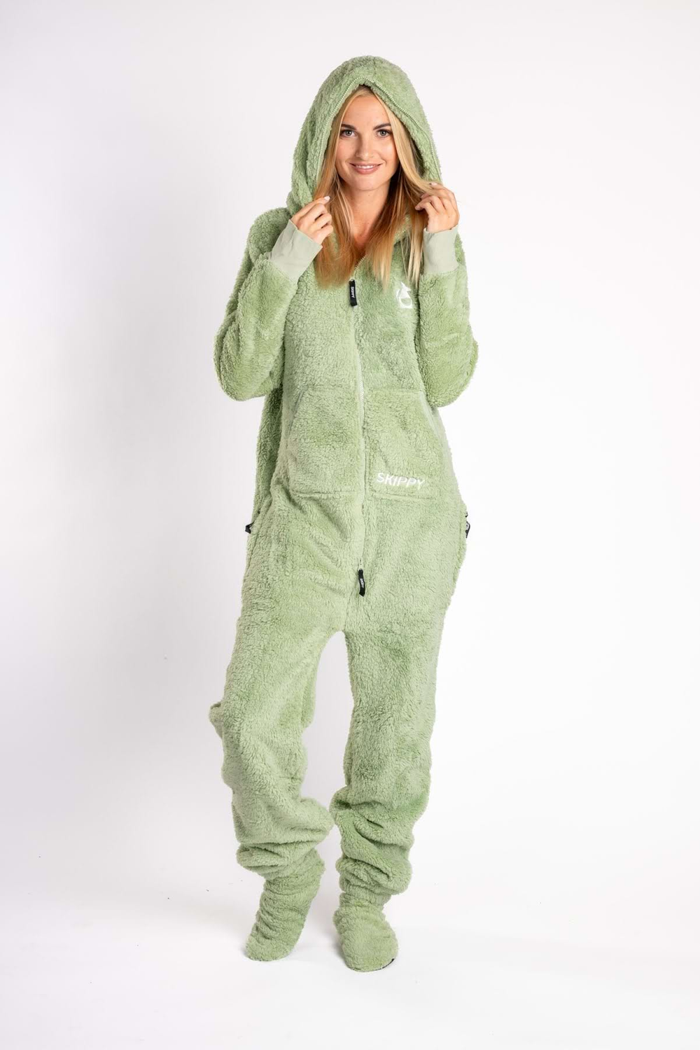 Dusty Sage Teddy Onesie