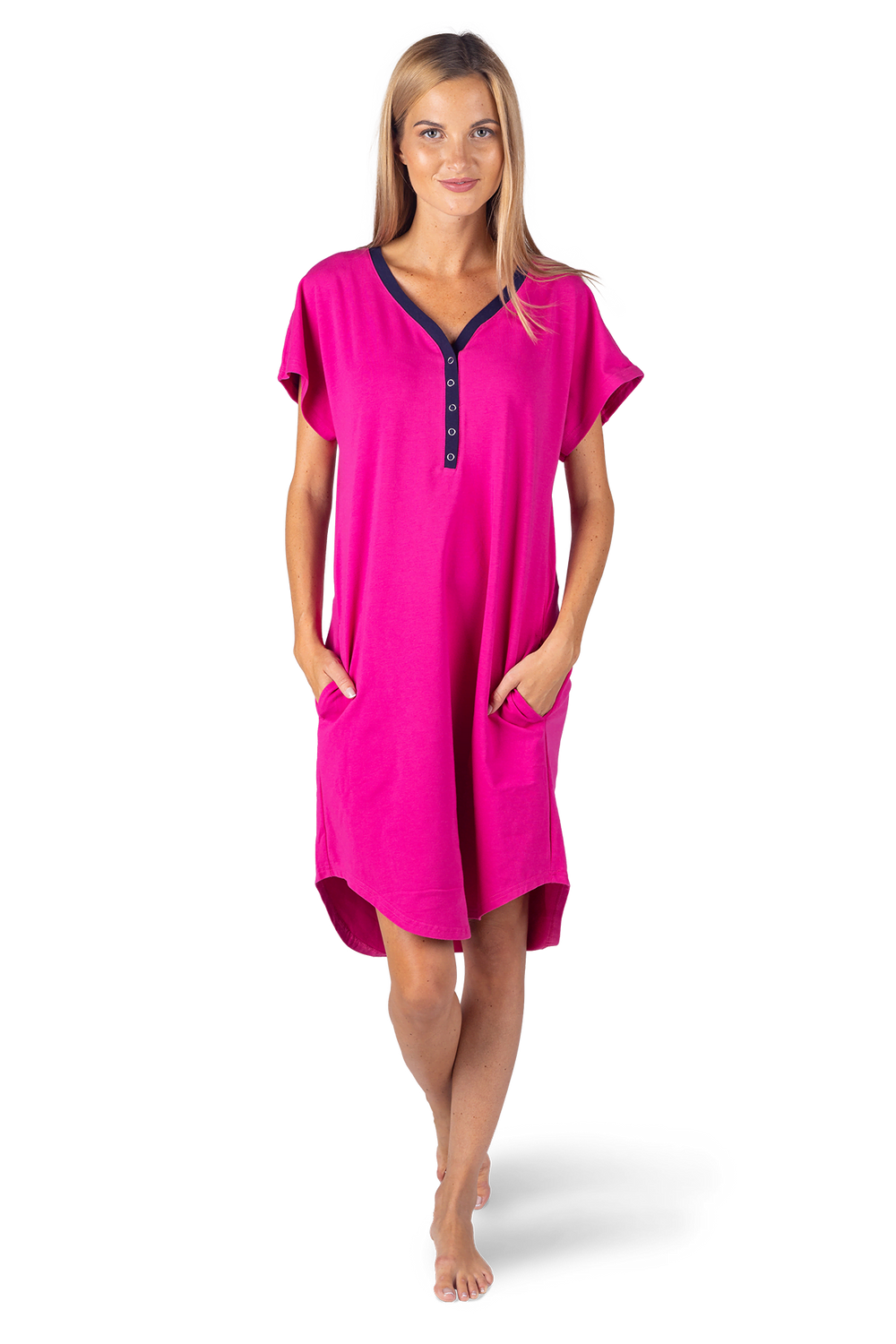 Fuchsia Women's Nightgown Fuchsia Women's Nightgown