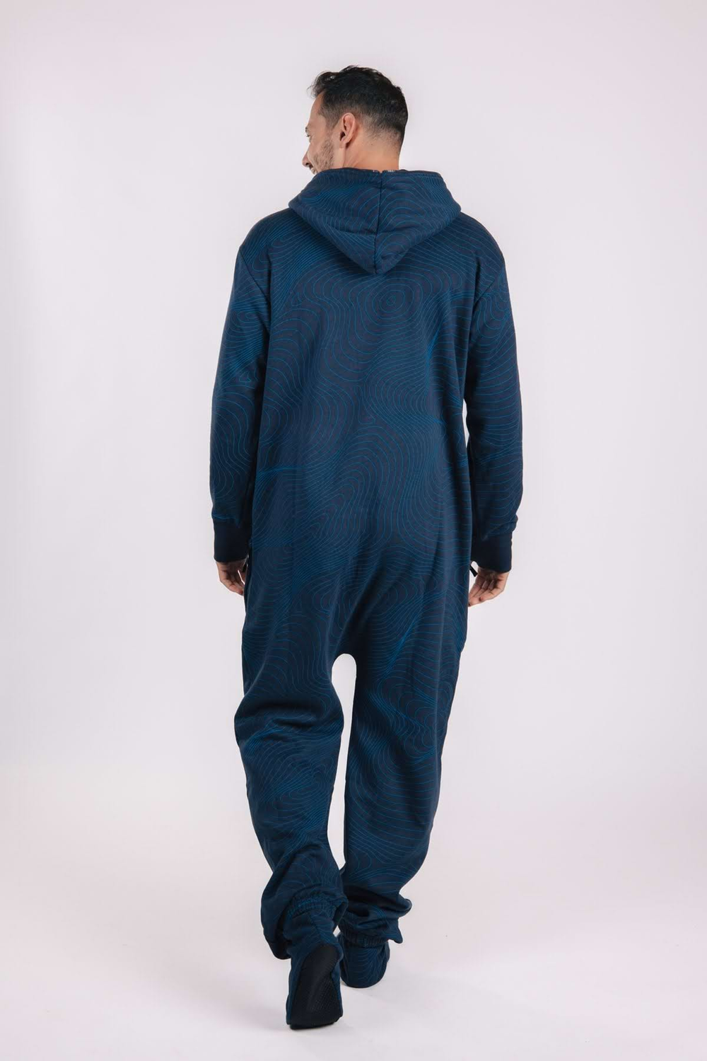 Geometric Navy Onesie