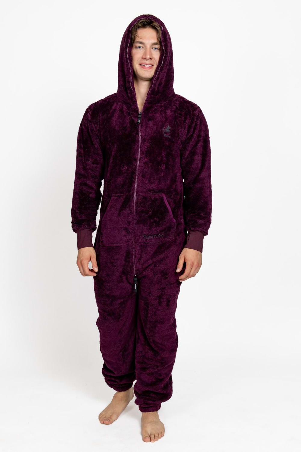 Deep Plum Teddy Onesie