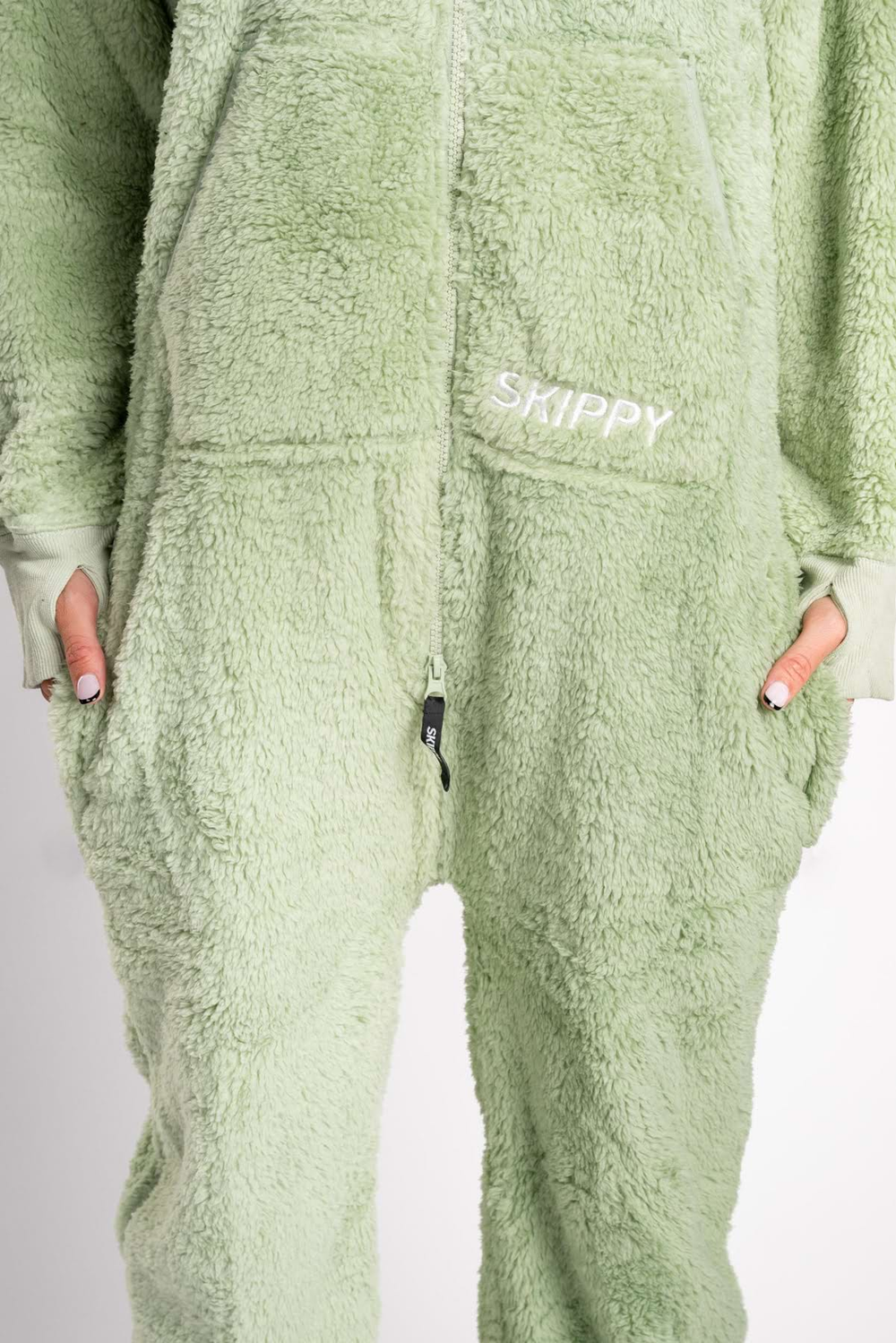 Dusty Sage Teddy Onesie