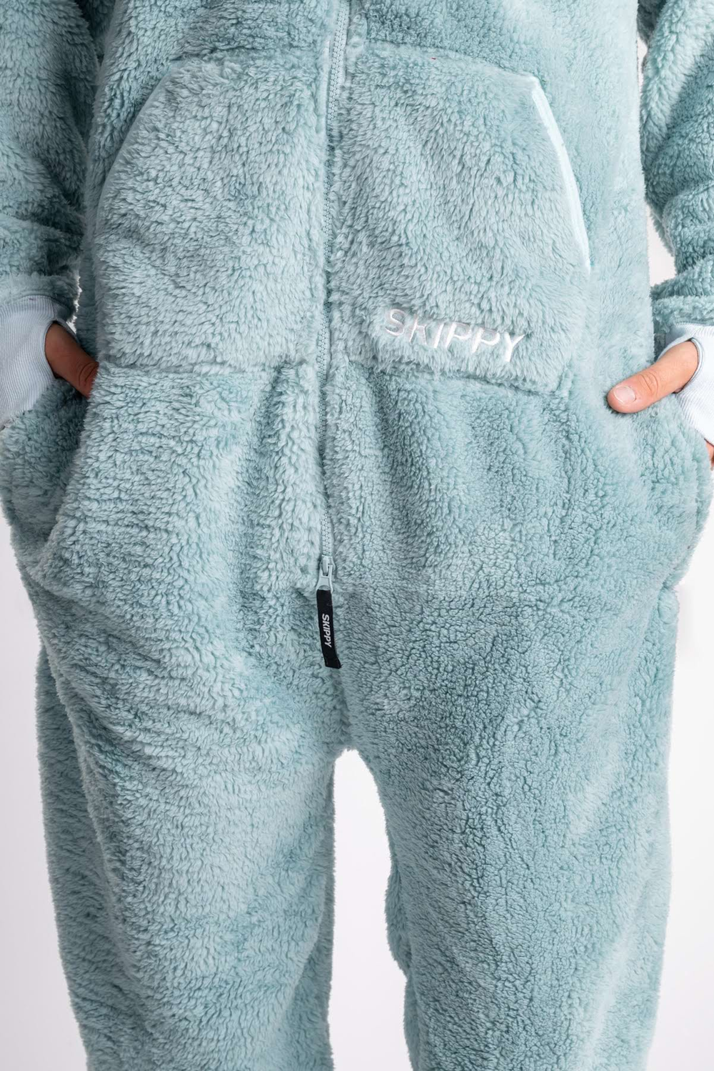Dusty Mint Teddy Onesie