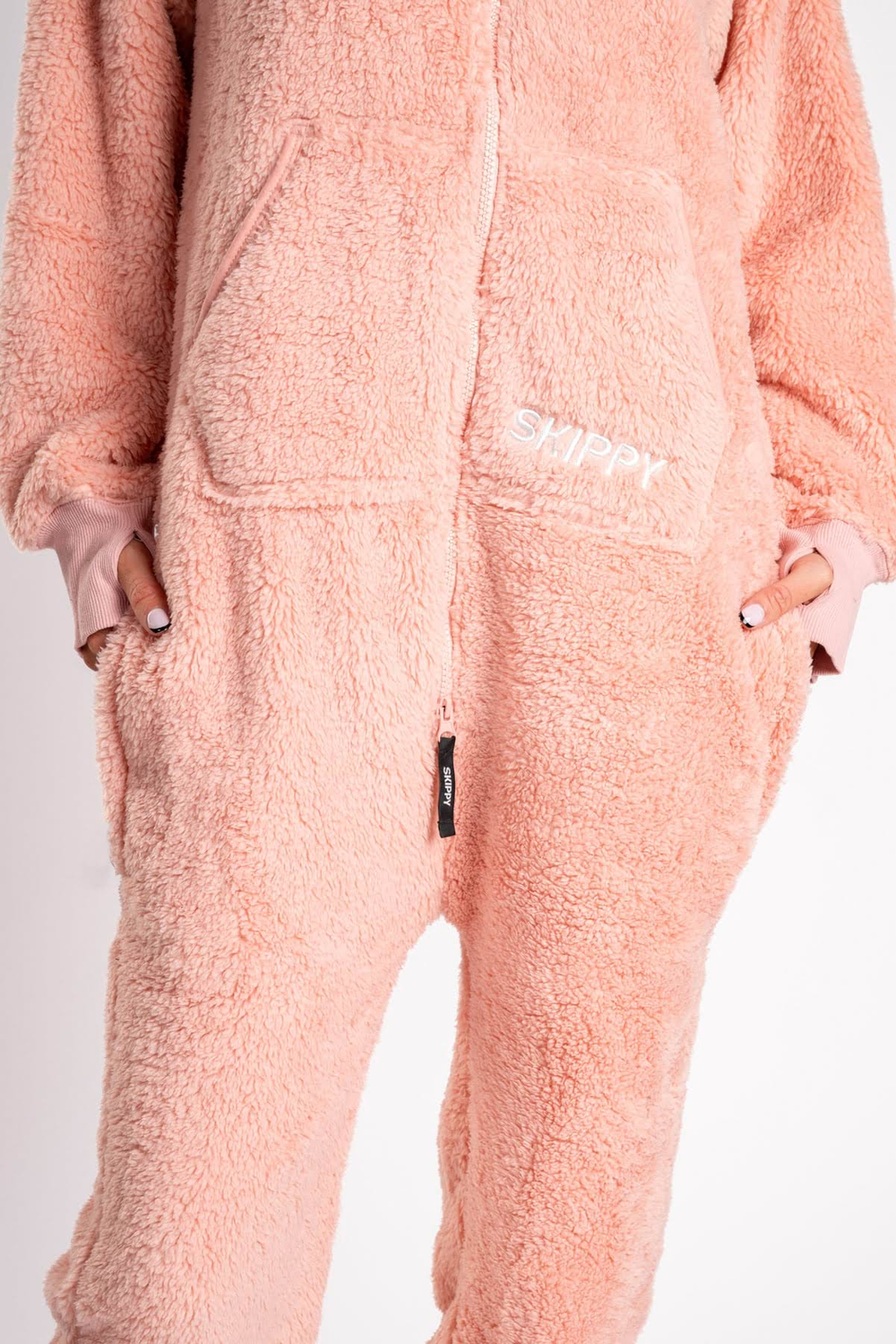 Dusty Pink Teddy Onesie