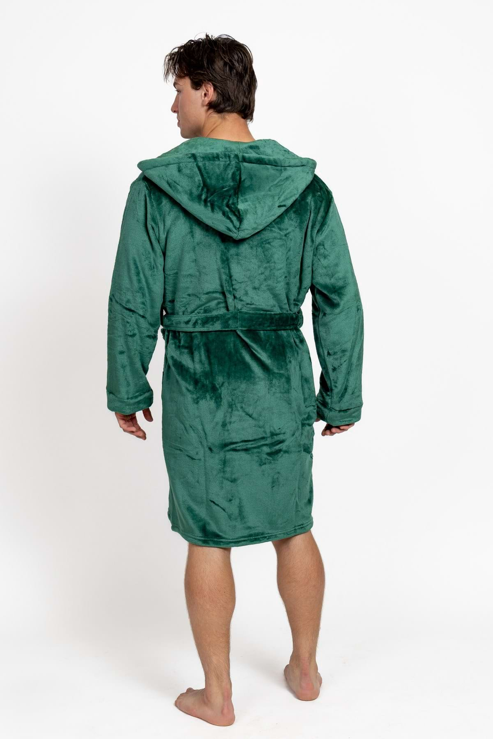 Dark Emerald Men's Bathrobe