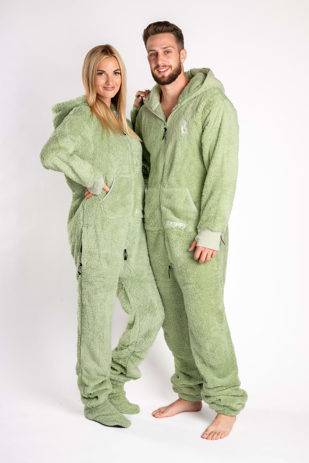 Dusty Sage Teddy Onesie