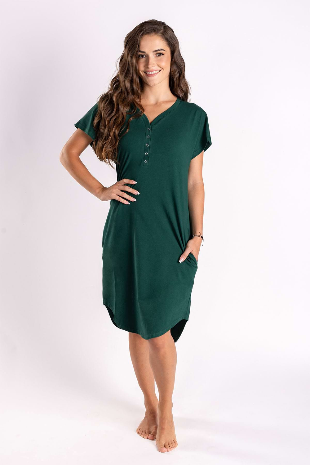 Dark Emerald Women's Nightgown