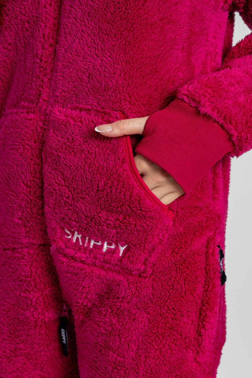 Raspberry pink Teddy Onesie