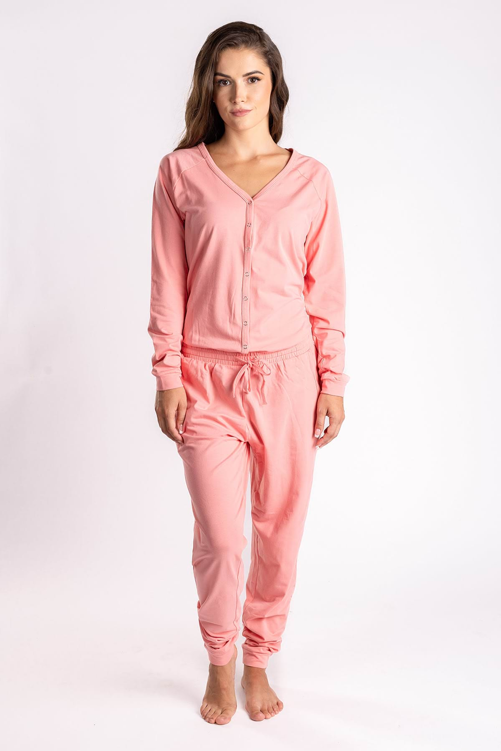 Dusty Rose Ladies Pyjama Overall