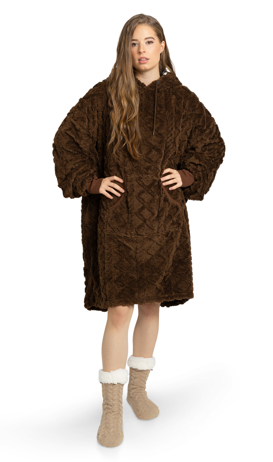 Brown Blanket Hoodie