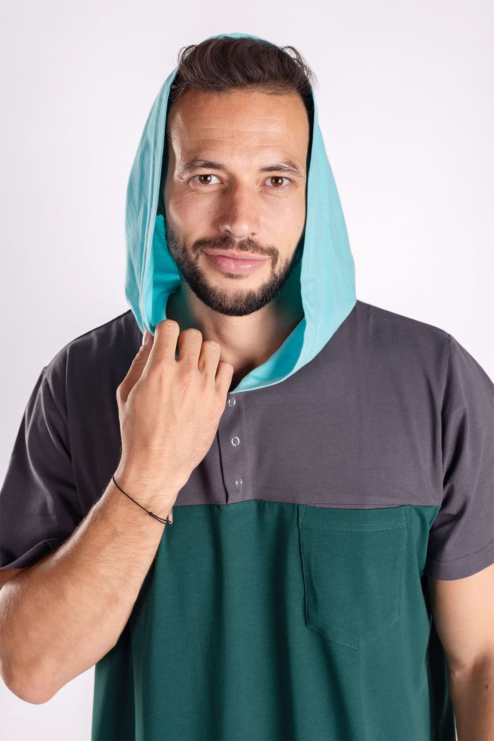 Green Mint Men's Nightgown