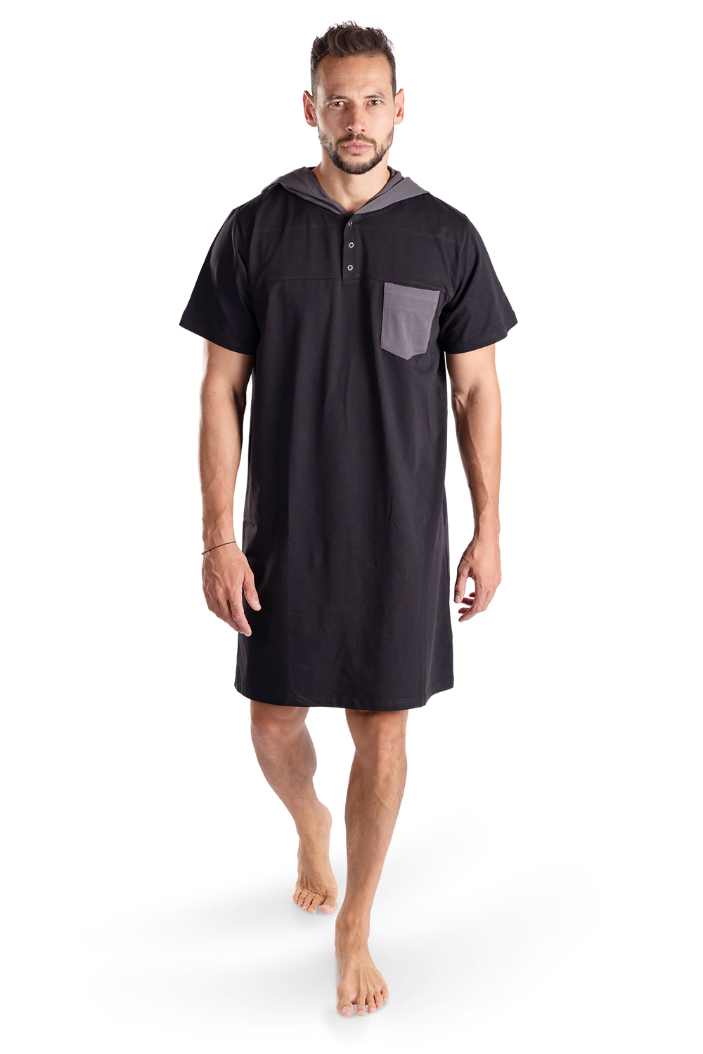 Black Men's Nightgown