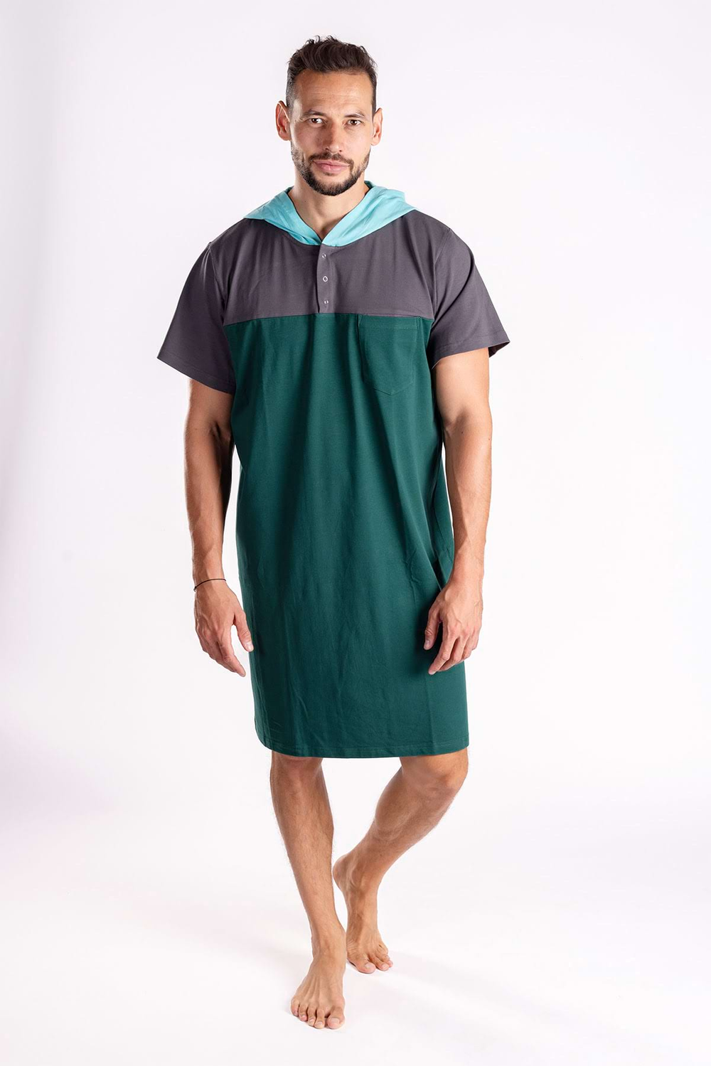 Green Mint Men's Nightgown