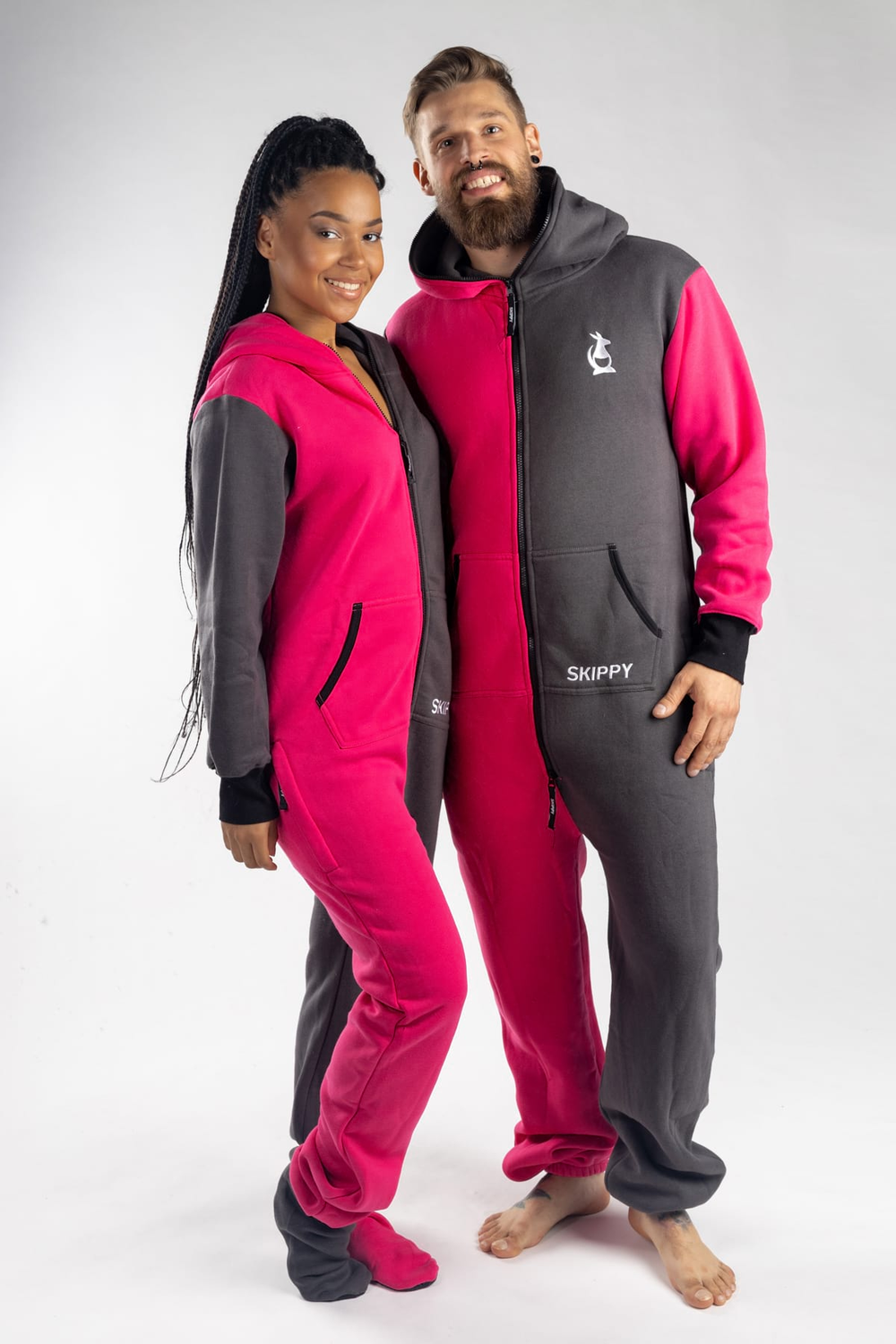 Pink Grey Onesie