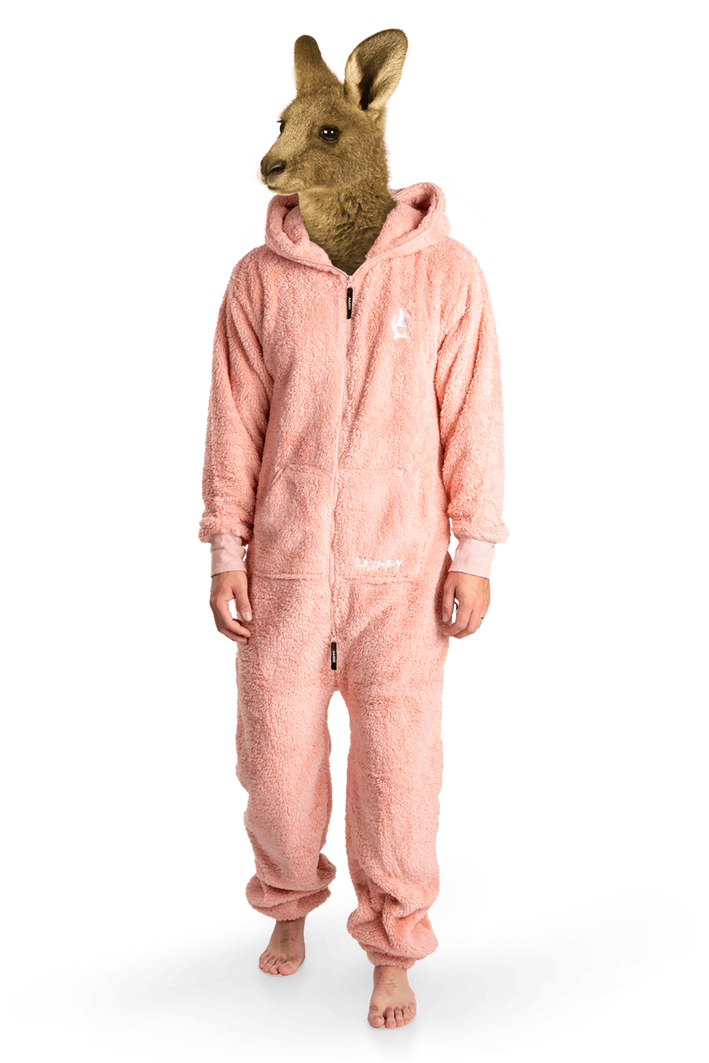 Dusty Pink Teddy Onesie
