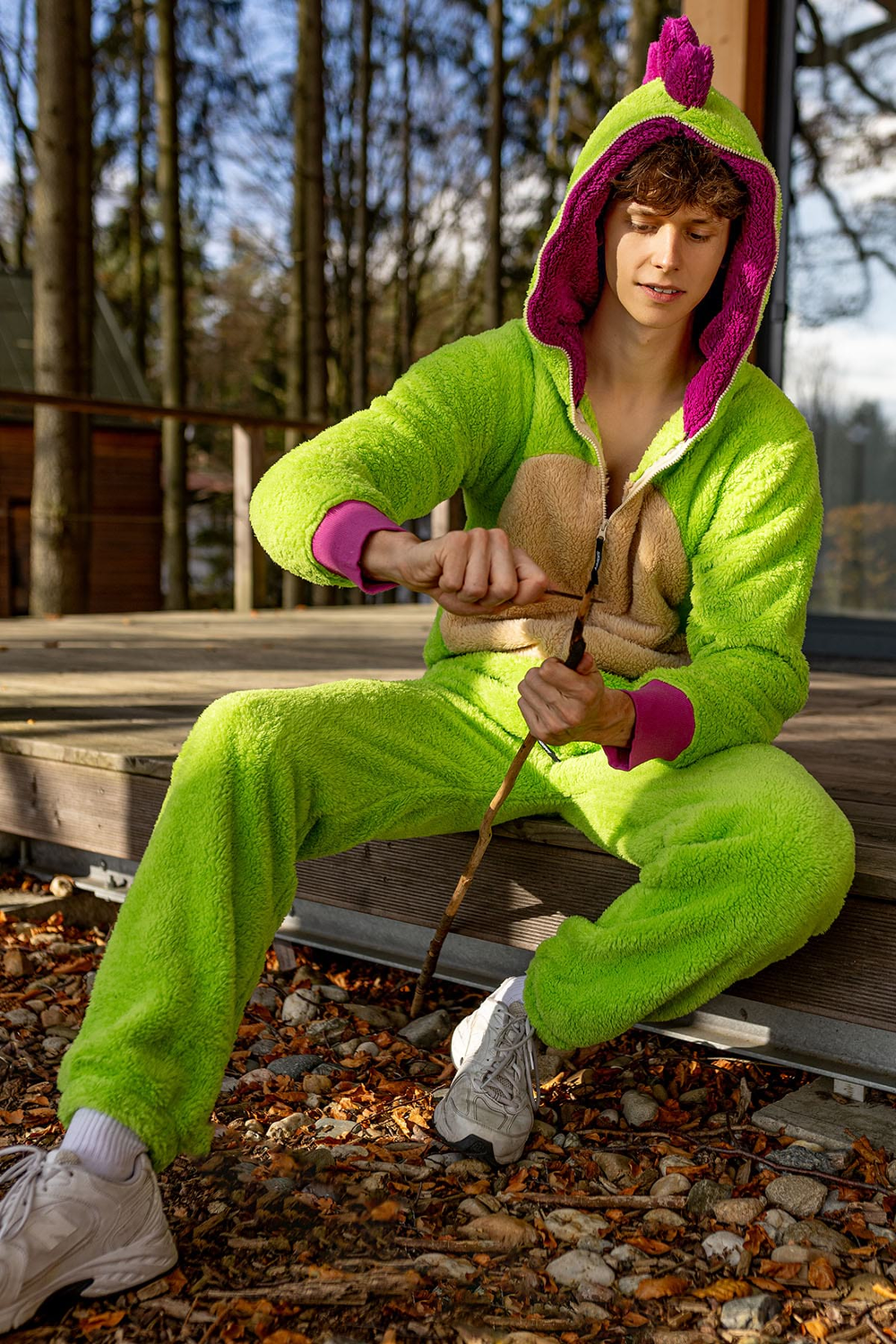 Jungle Dragon Teddy Onesie