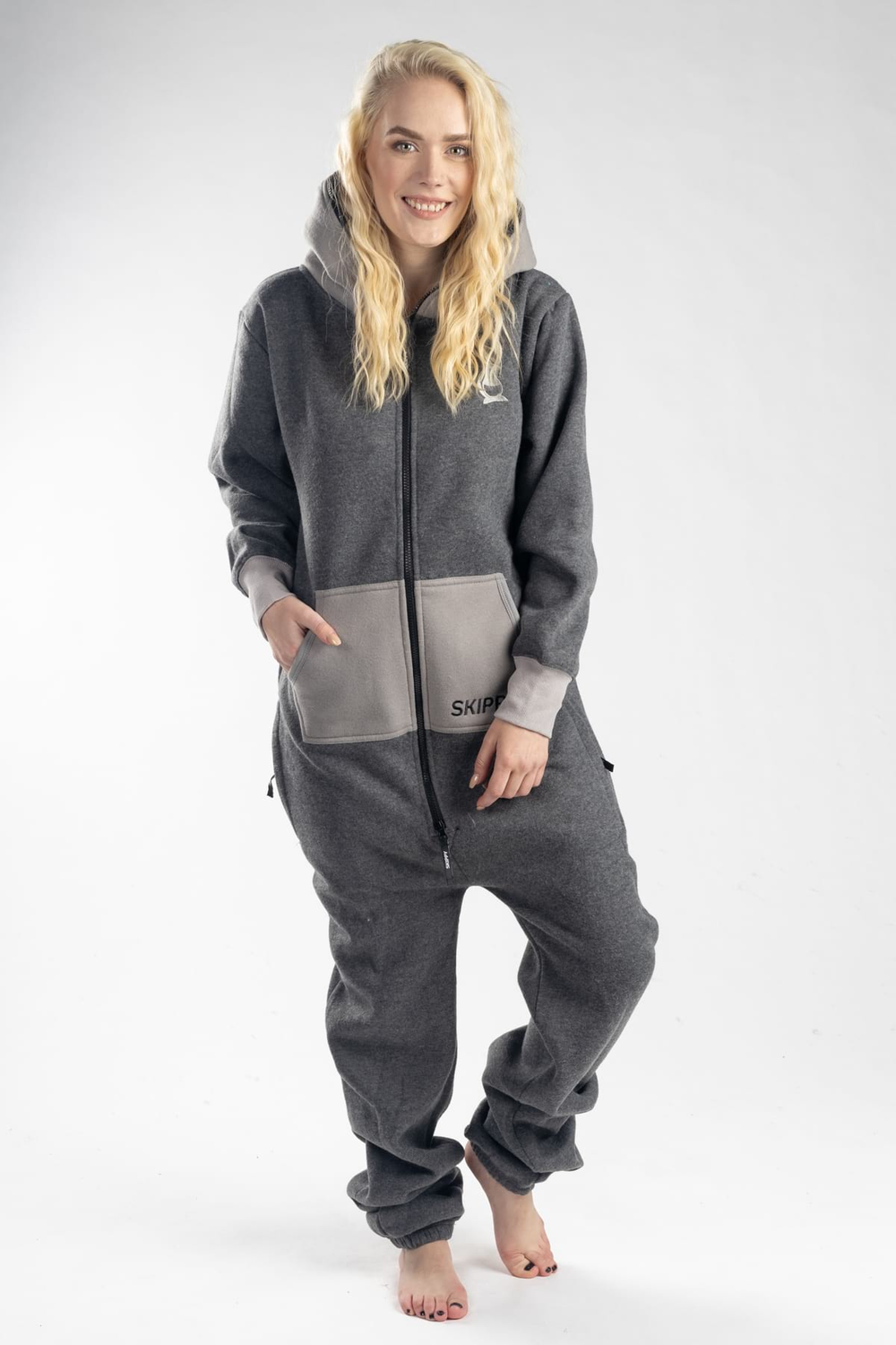 Grey Silver Onesie