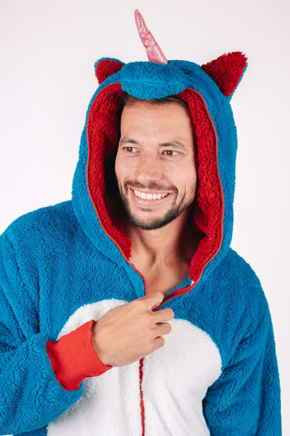 Blue Unicorn Teddy Onesie