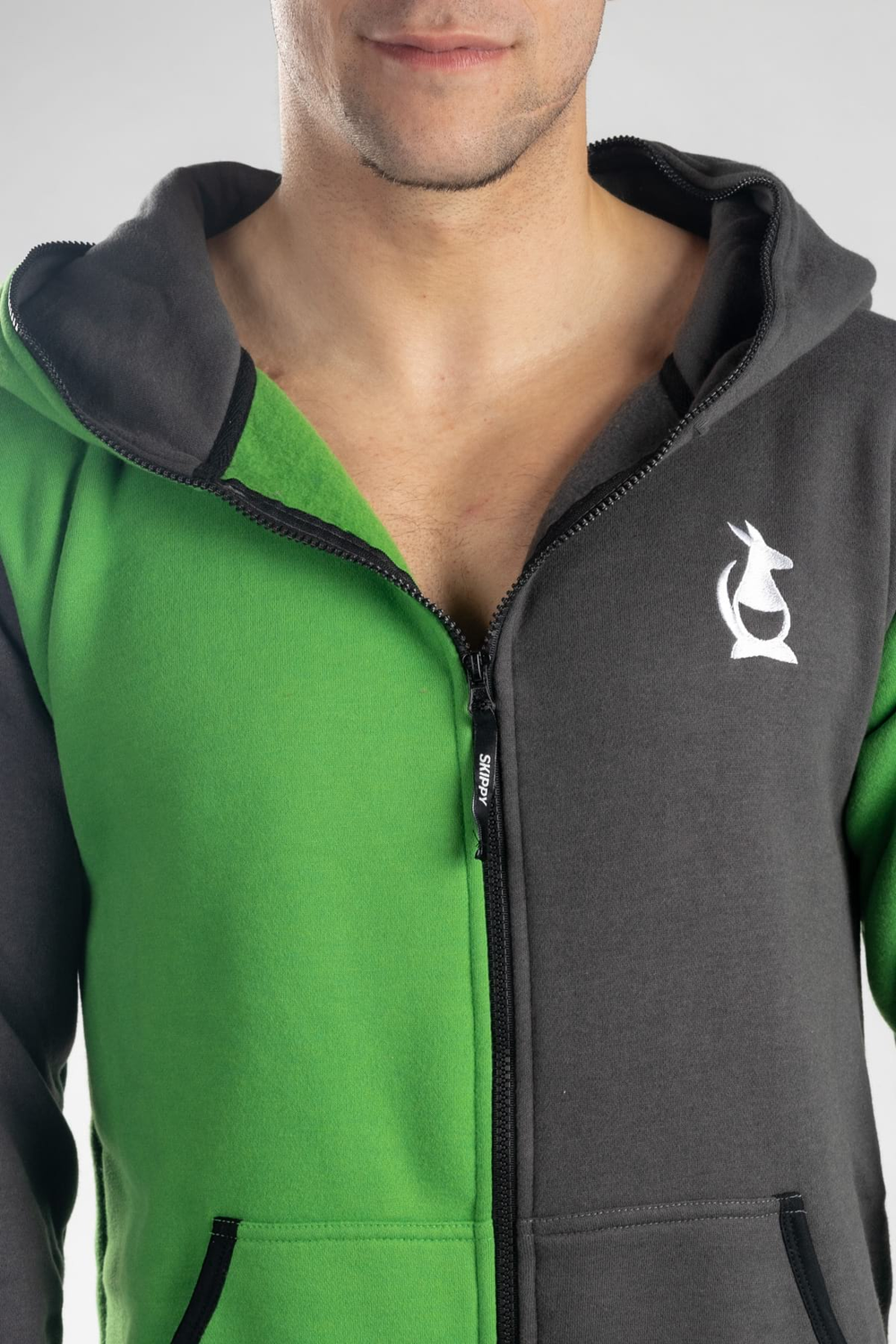 Green Gray Onesie