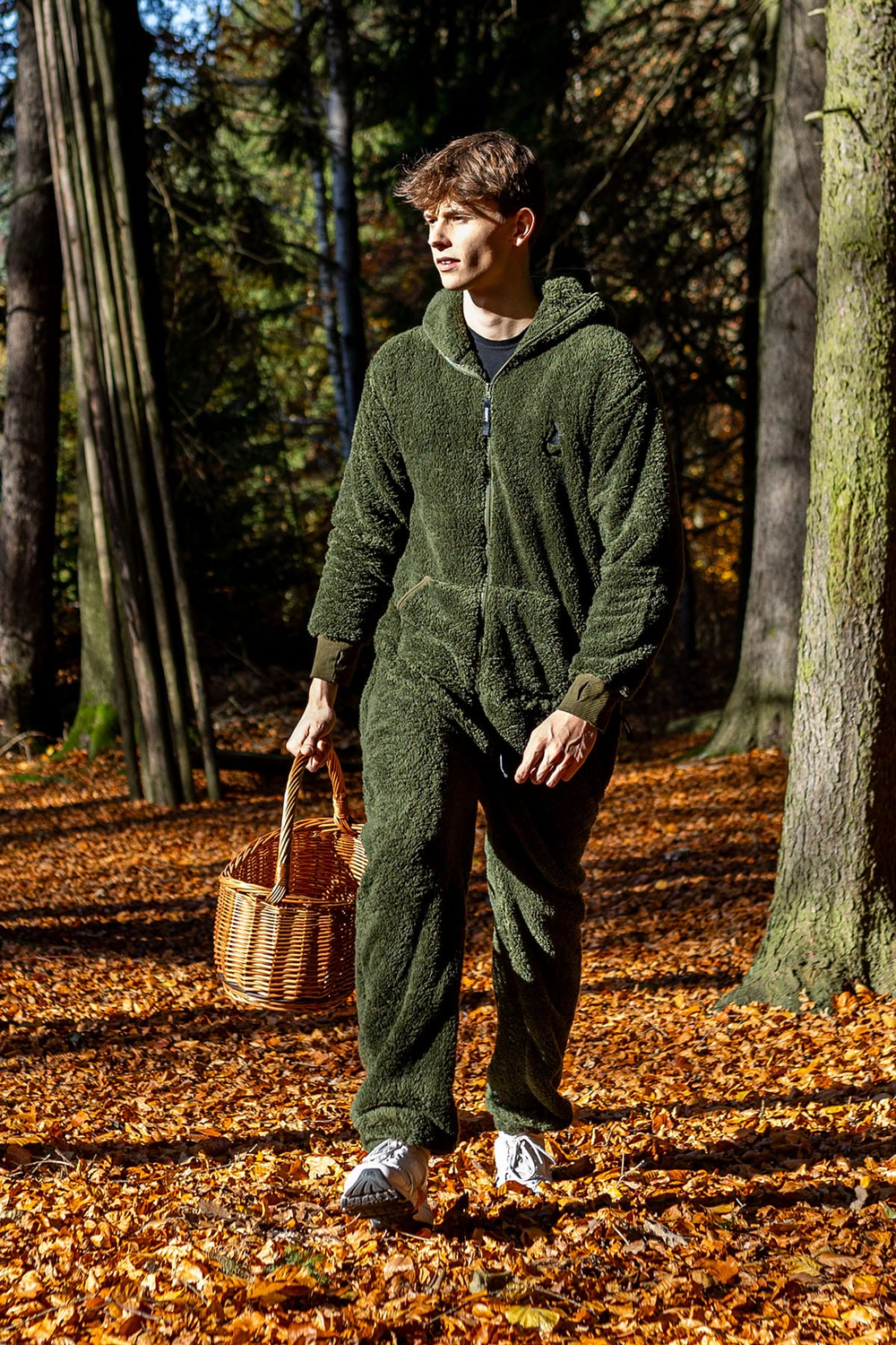 Dusty Green Teddy Onesie