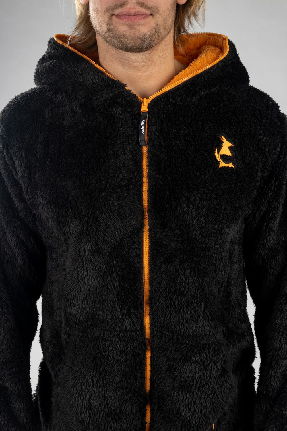 Black Orange Teddy Onesie