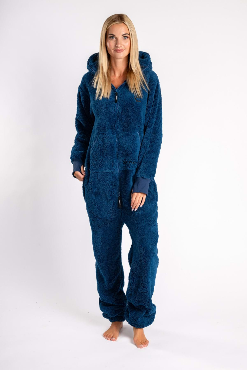 Dusty Blue Teddy Onesie