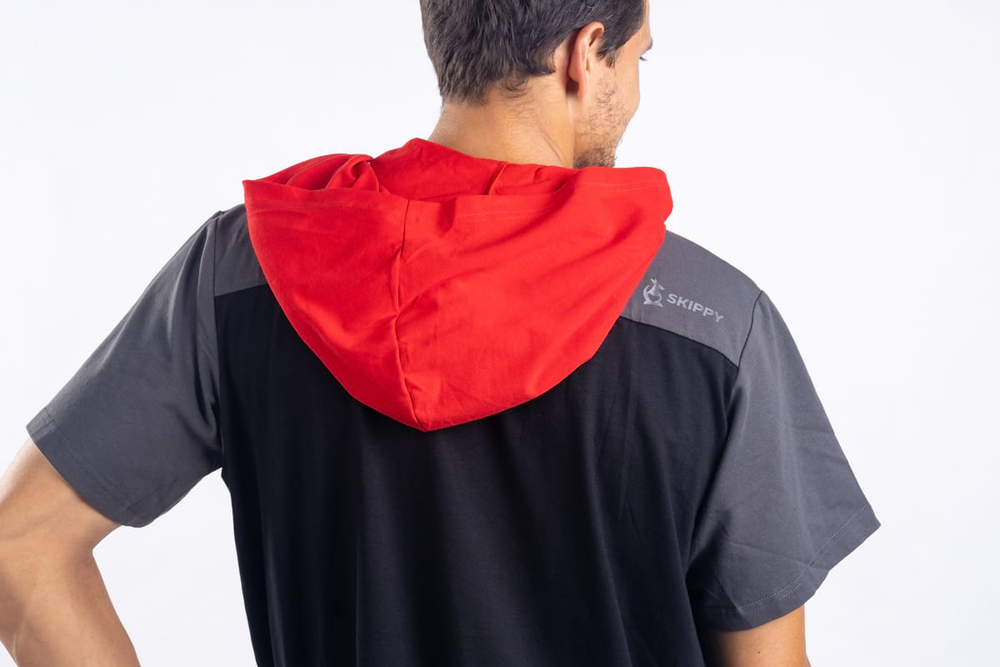 Black Red Men's Nightgown