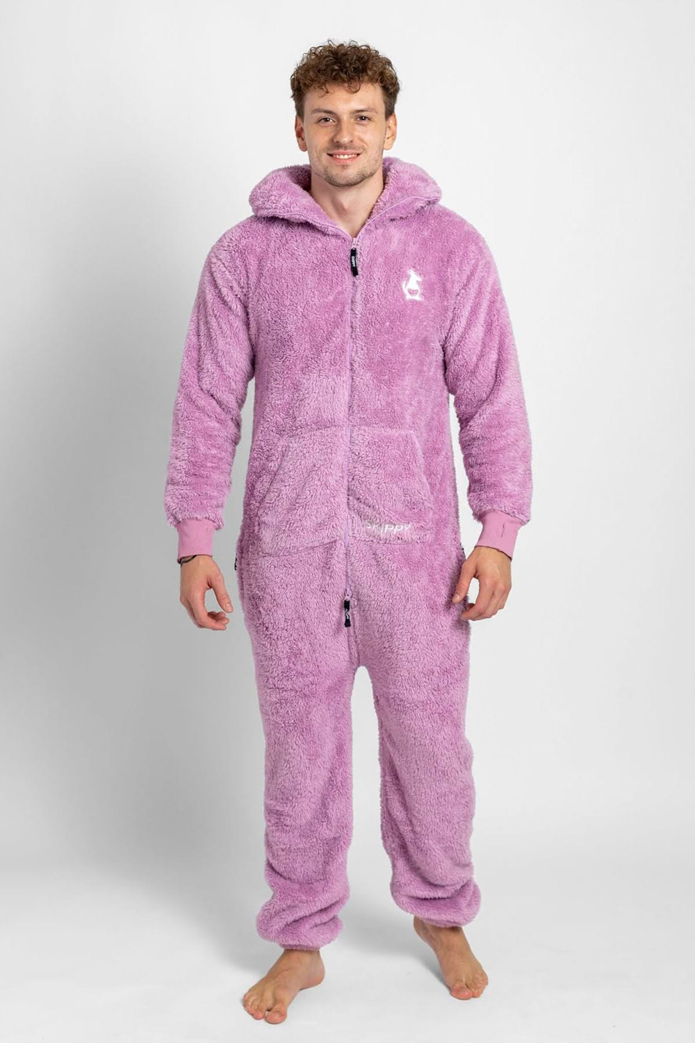 Dusty Mauve Teddy Onesie