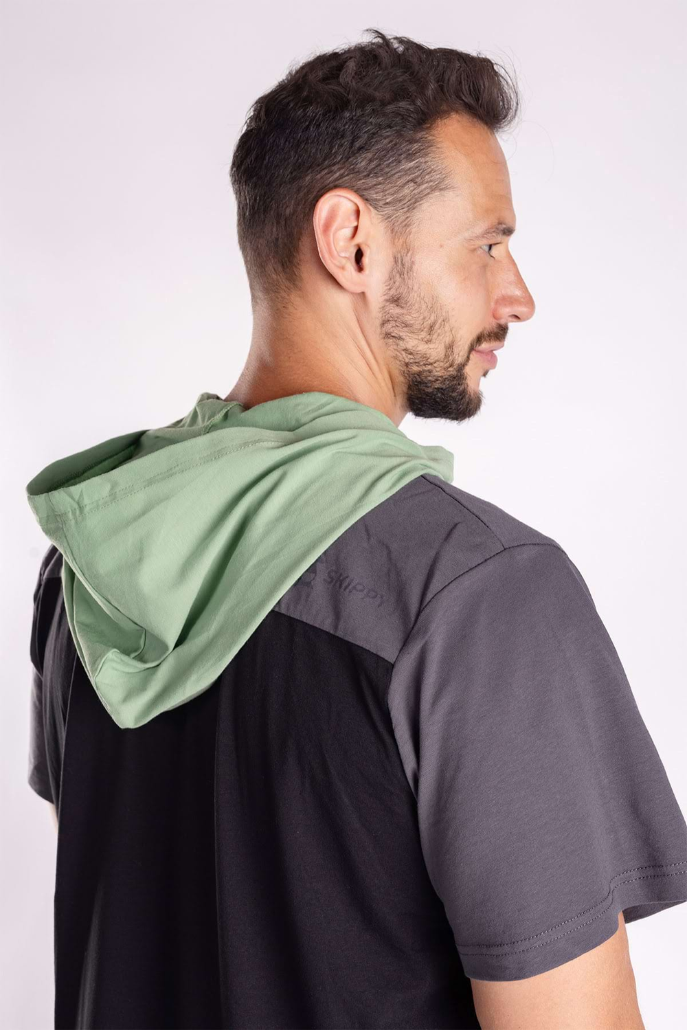 Black Green Men's Nightgown