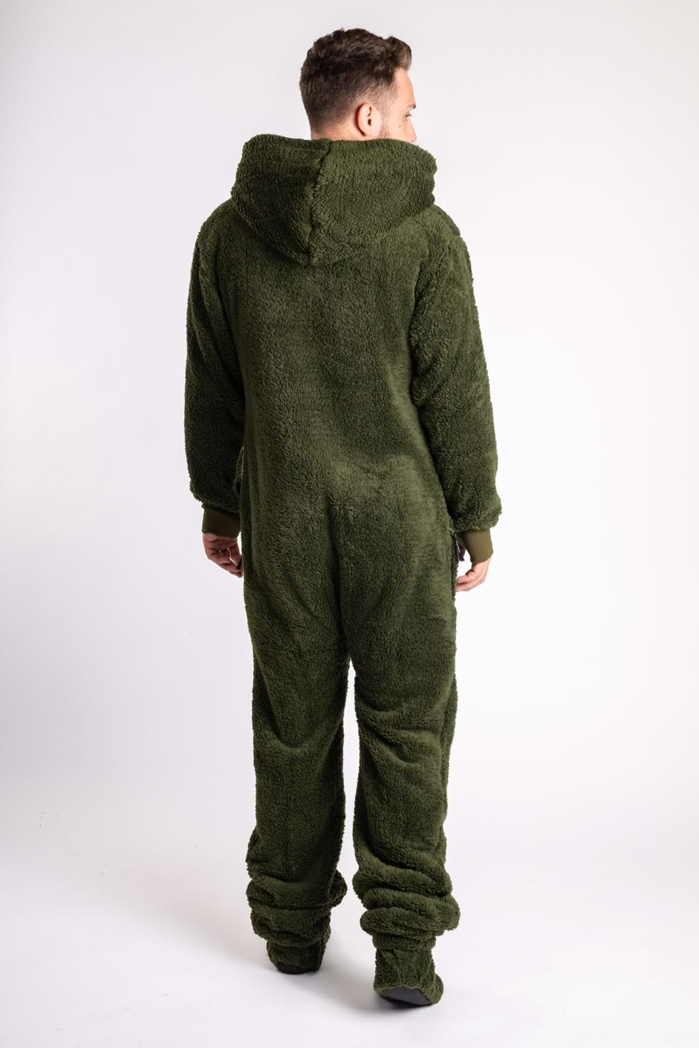 Dusty Green Teddy Onesie