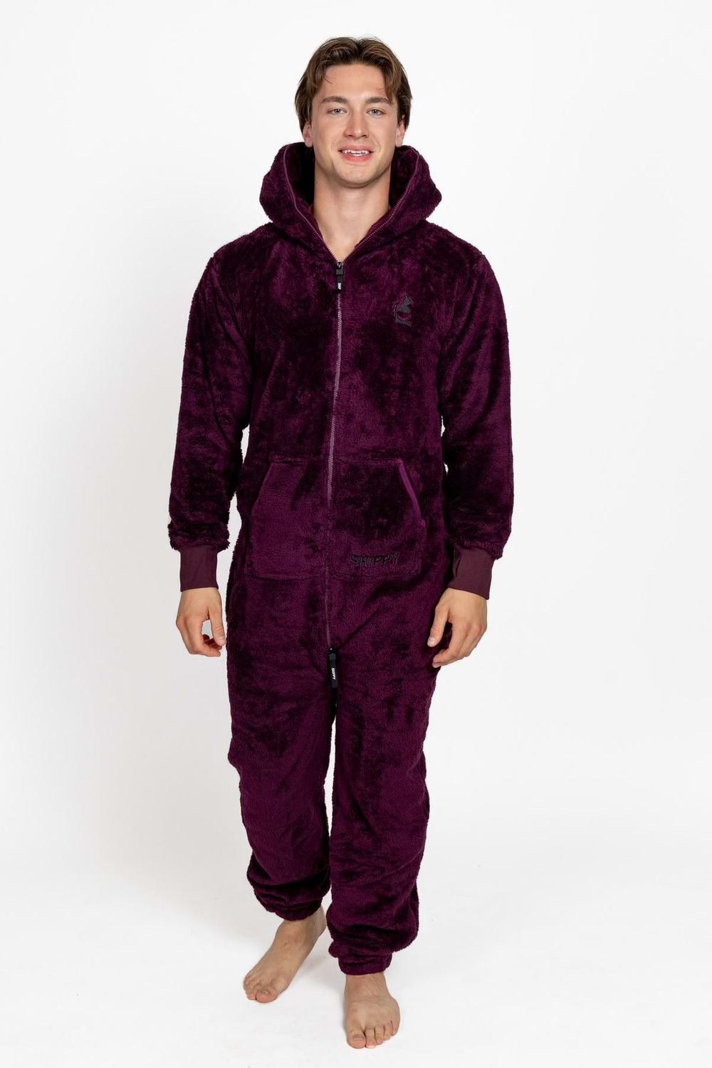 Deep Plum Teddy Onesie