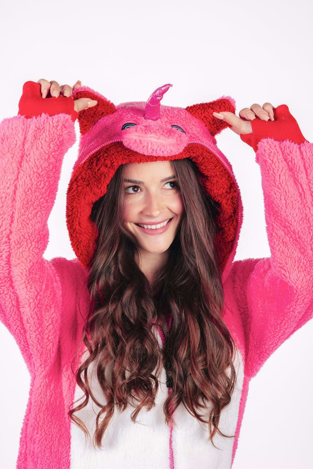 Pink Unicorn Teddy Onesie