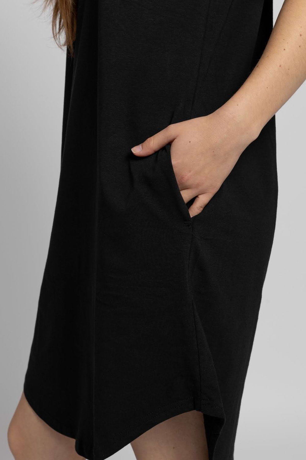 Black Red Women's Nightgown