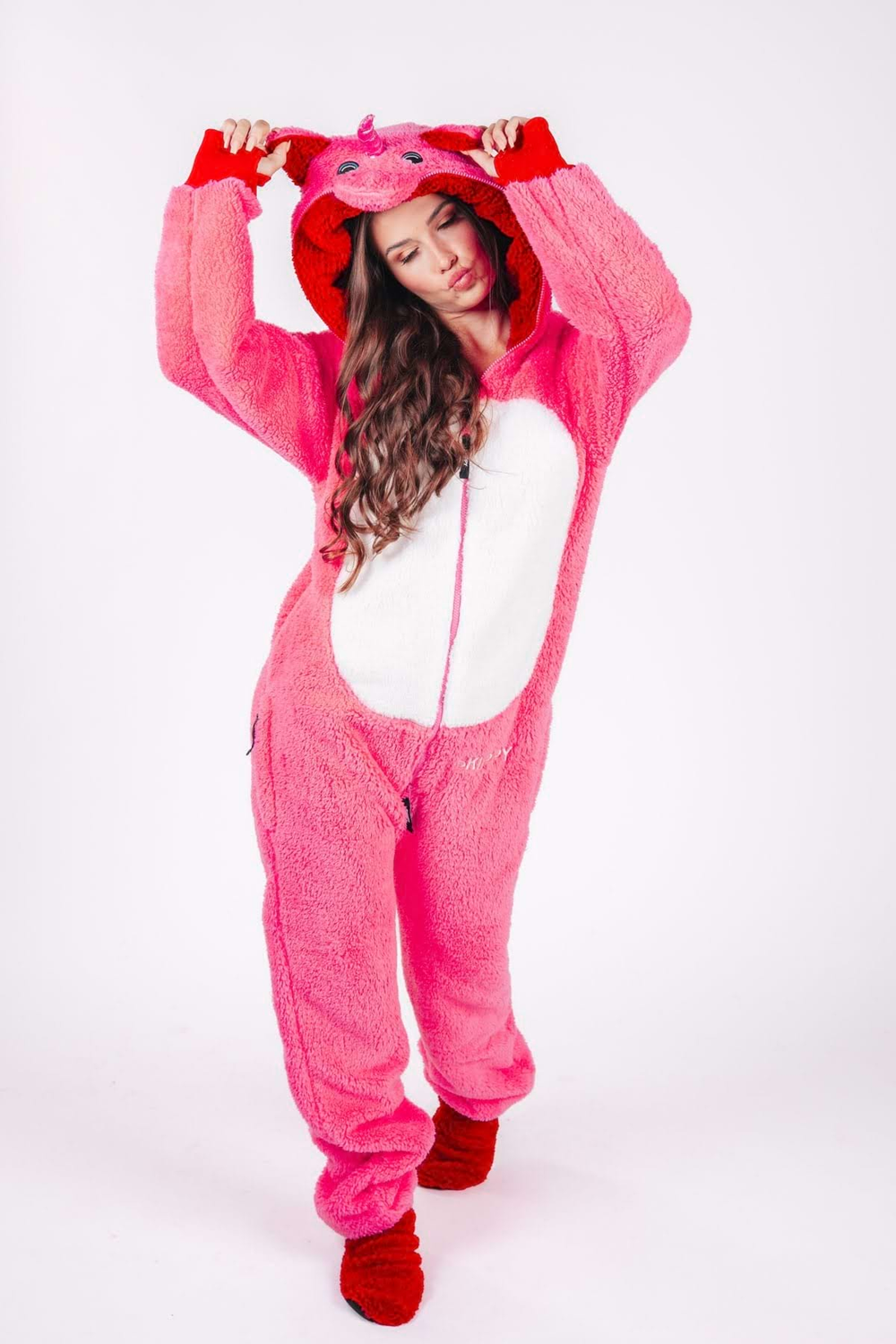 Pink Unicorn Teddy Onesie