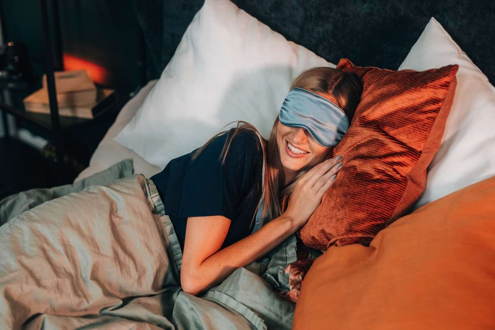 Light Grey Silk Sleep Mask