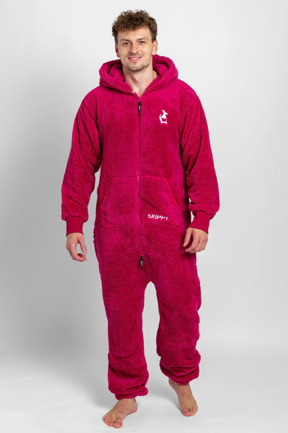 Raspberry pink Teddy Onesie