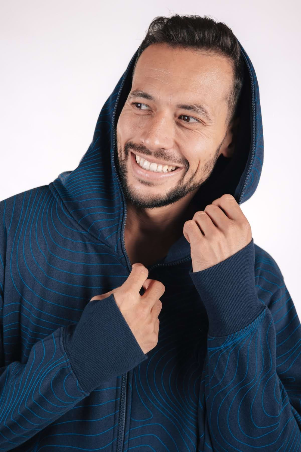 Geometric Navy Onesie