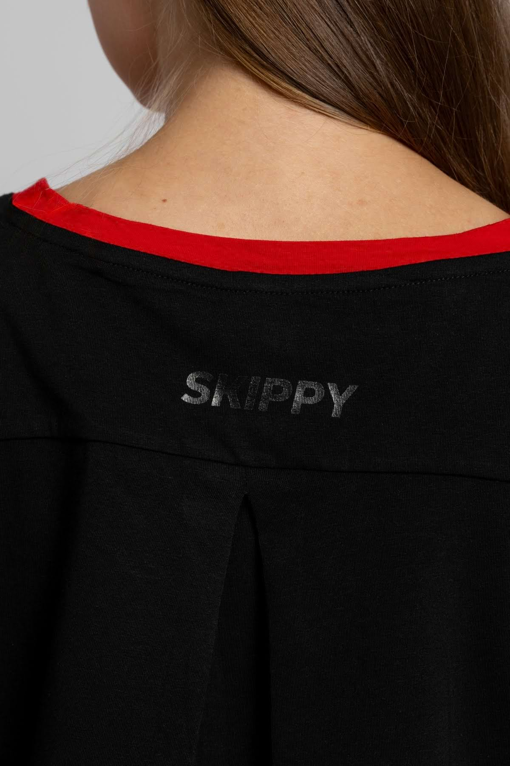 Black Red Women's Nightgown