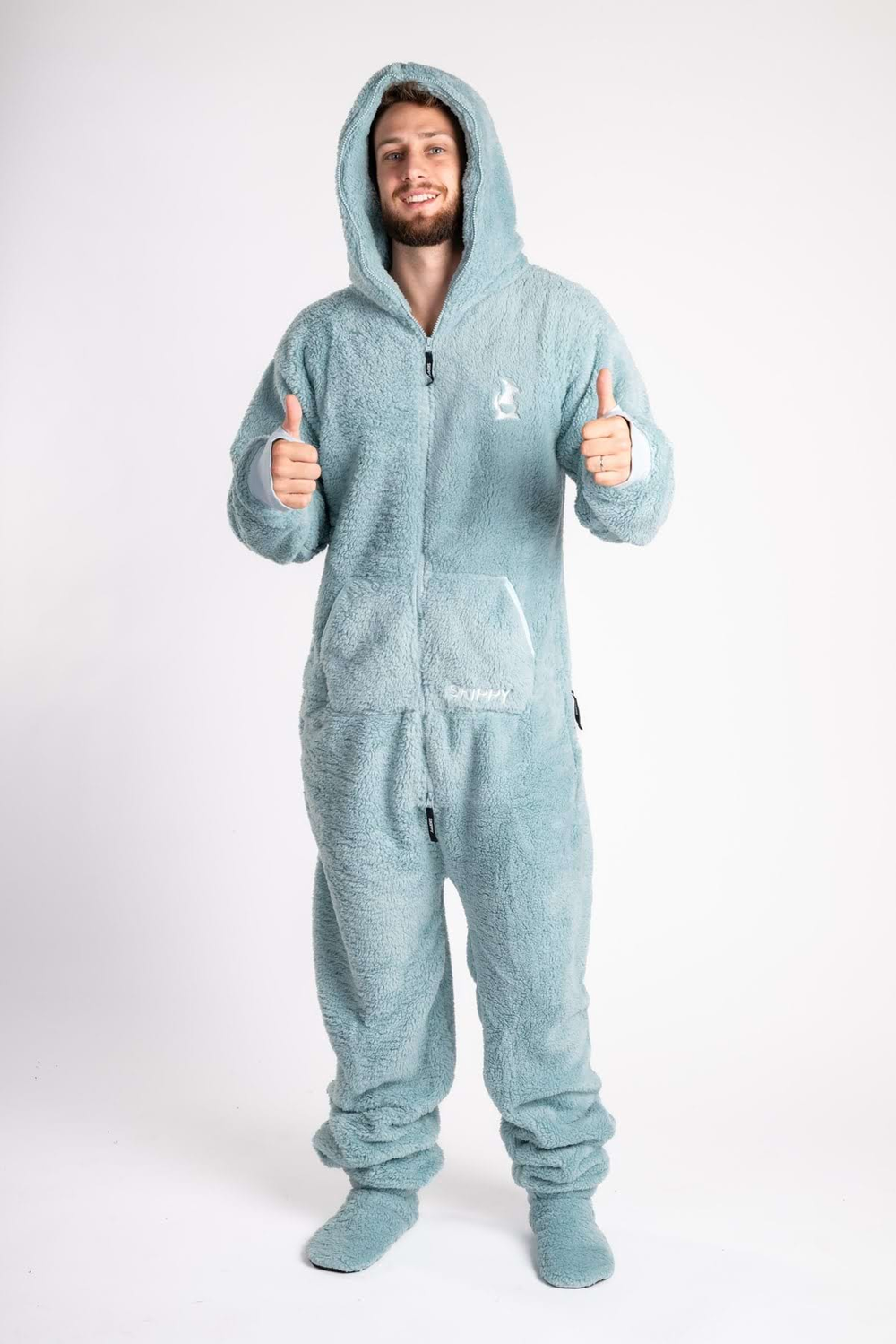 Dusty Mint Teddy Onesie