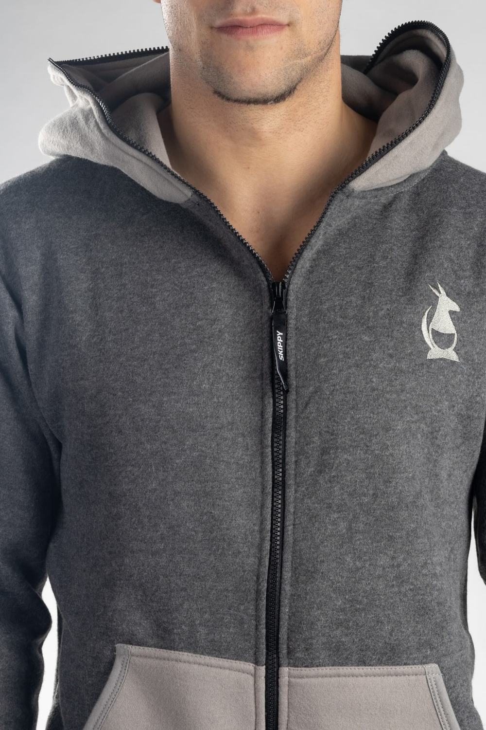 Grey Silver Onesie