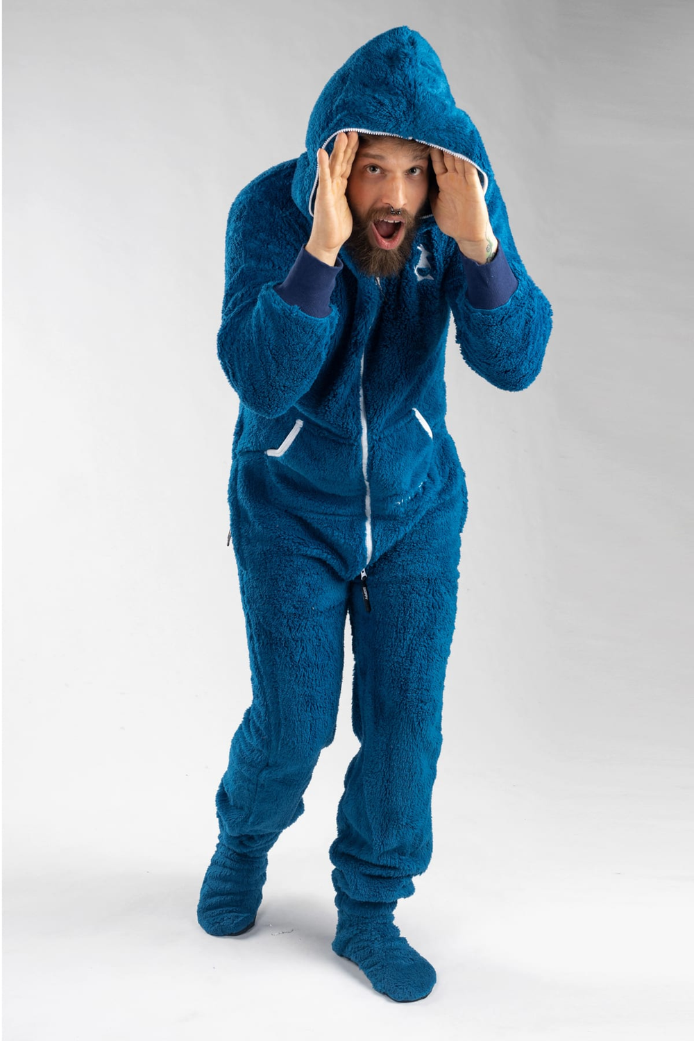 Midnight Blue Teddy Onesie