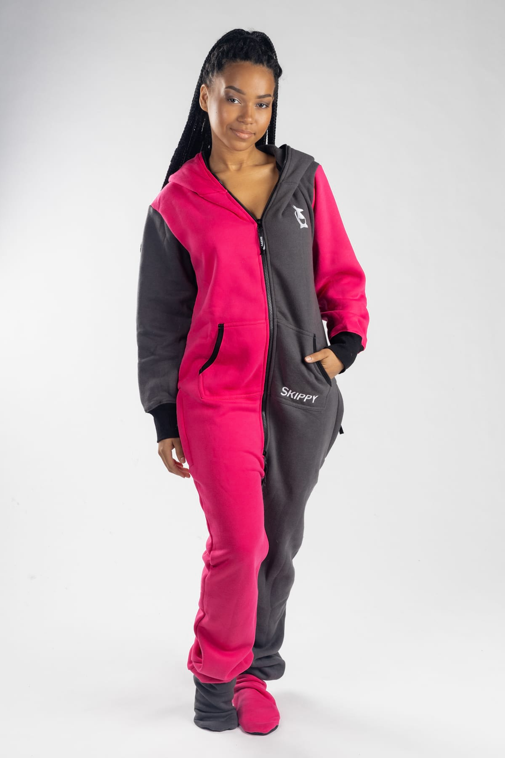 Pink Grey Onesie