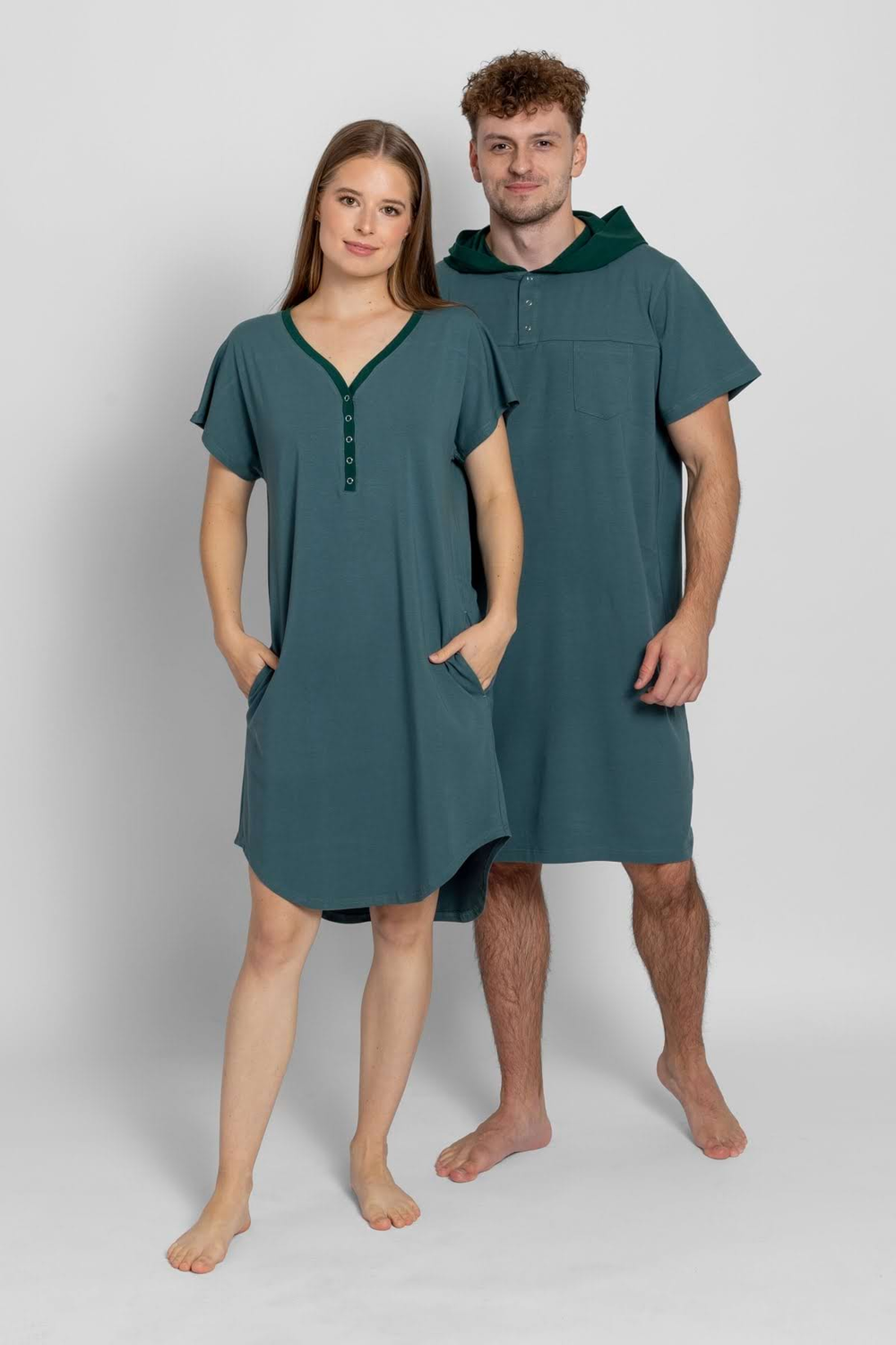 Dusty Pine Men's Nightgown