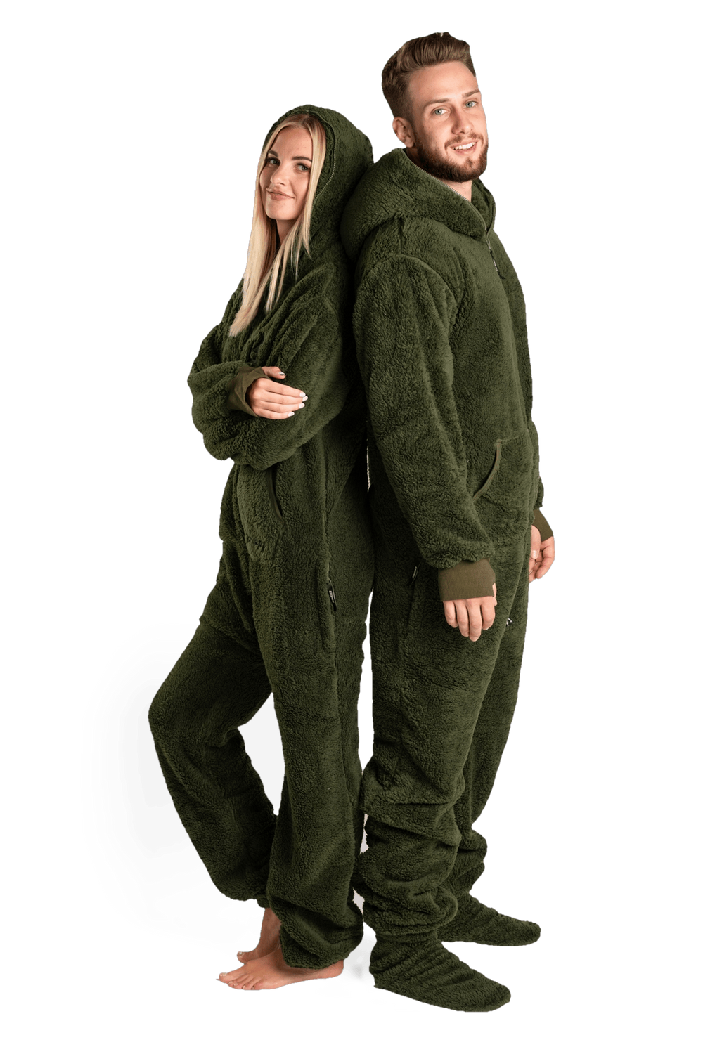 Dusty Green Teddy Onesie
