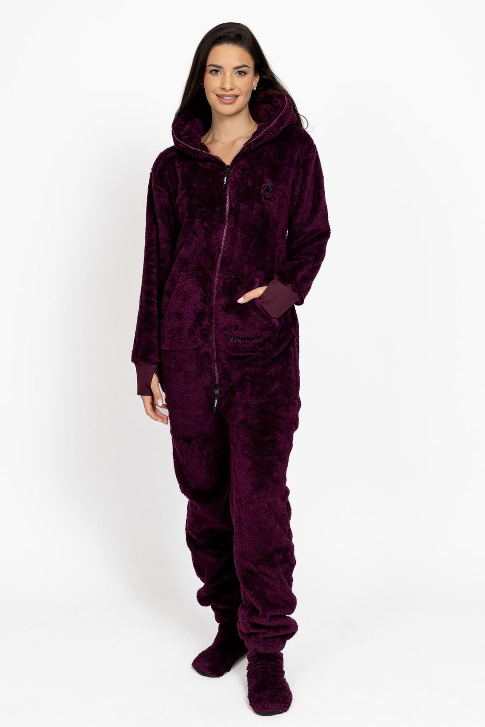 Deep Plum Teddy Onesie