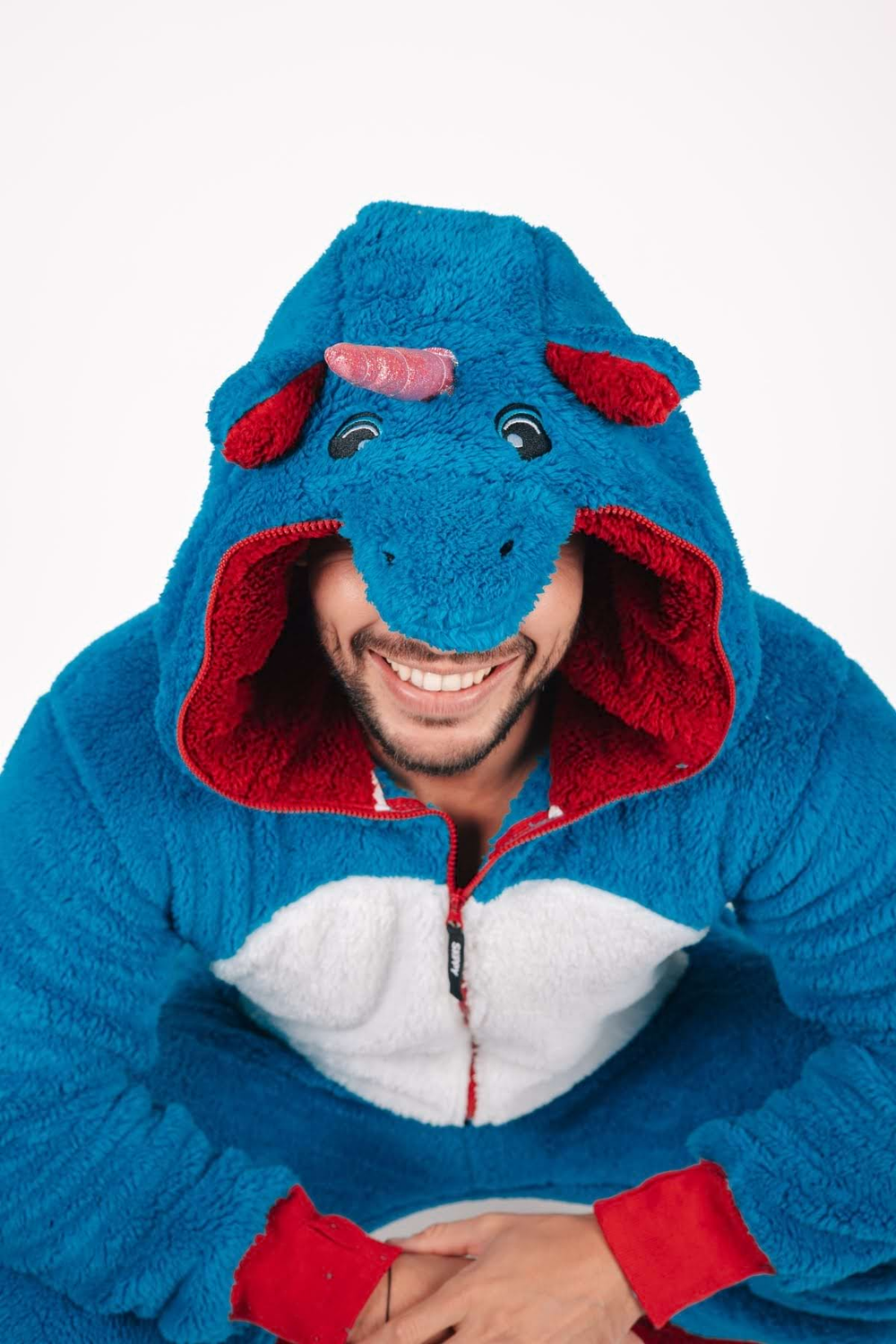 Blue Unicorn Teddy Onesie