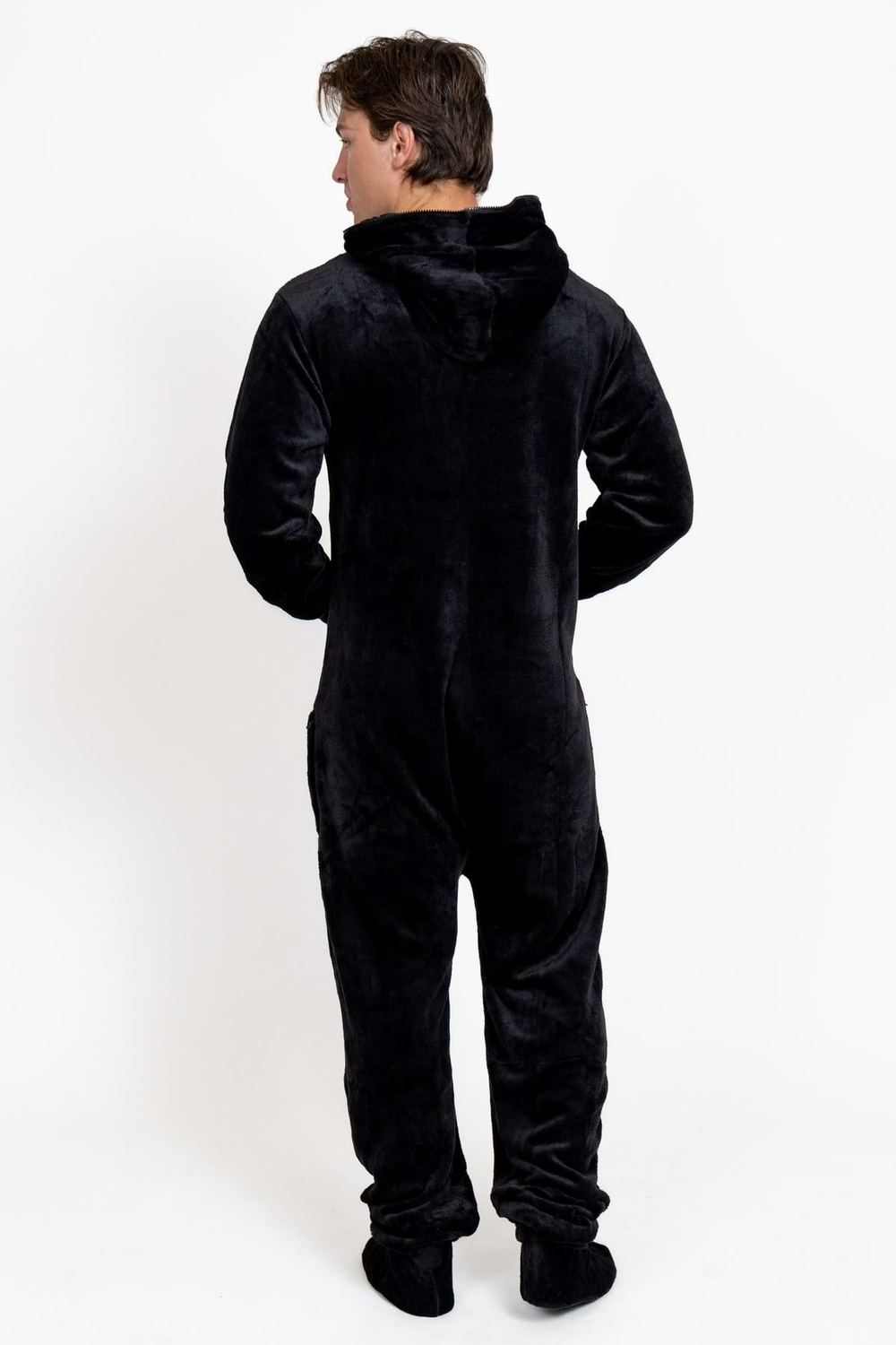 Black Velour Onesie