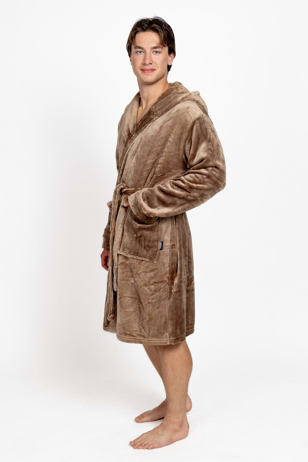 Cappuccino Men's Bathrobe