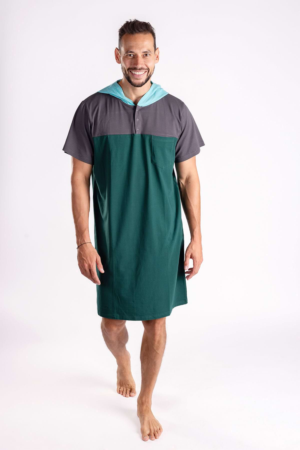 Green Mint Men's Nightgown