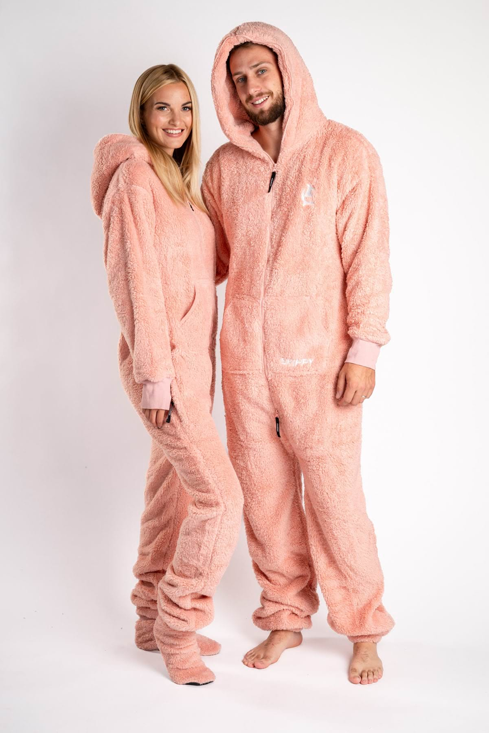 Dusty Pink Teddy Onesie