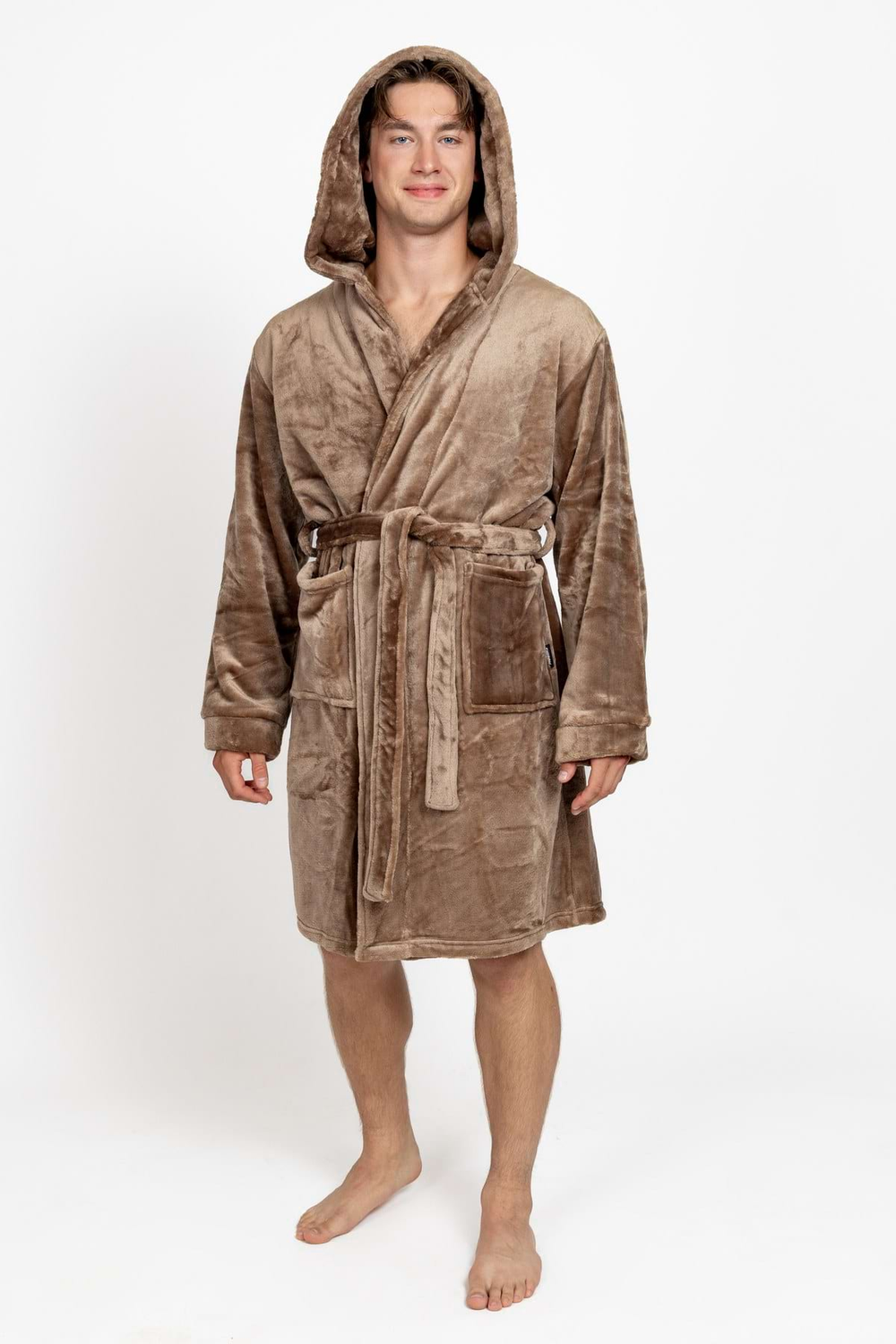 Cappuccino Men's Bathrobe